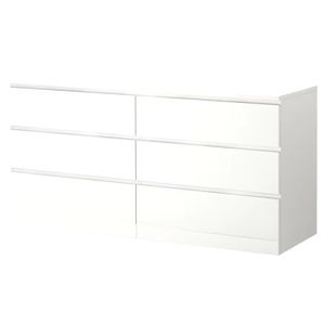NEW Replacement Drawer Front for Ikea MALM Series 6-Drawer Dresser in White